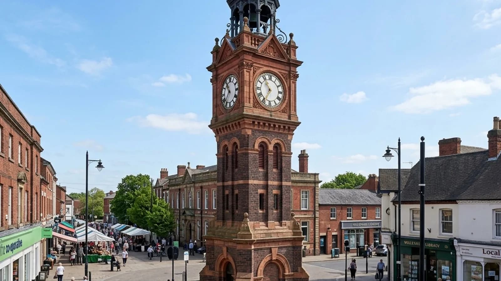 The historic Telford-engineered Galton Bridge landmark and Victoria Park green space.
